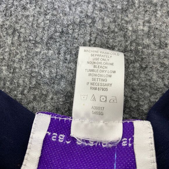 Susan Graver Style Embroidered Button Down Blouse‎ Plus Size 1X Navy Blue Floral - Picture 4 of 12